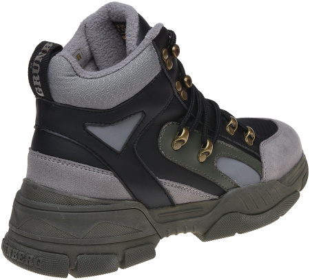 Ботинки  Grunberg  хаки  кожа искусств./оксфорд Z-8968 фото в интернет-магазине | Omadey.ru