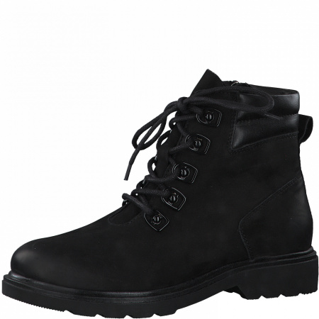 Ботинки  Marco Tozzi  черный  кожа Z-100499 фото в интернет-магазине | Omadey.ru