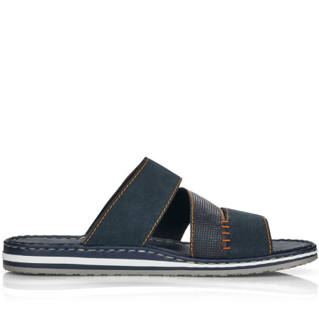 Сандалии  Rieker  синий  кожа/кожа искусств. F-90046 фото в интернет-магазине | Omadey.ru