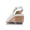 Босоножки  Rieker  белый  кожа F-80436 фото в интернет-магазине | Omadey.ru