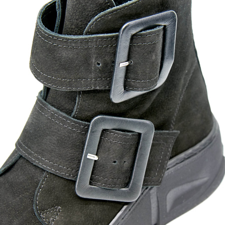 Ботинки  Dakkem  черный  нубук Z-100807 фото в интернет-магазине | Omadey.ru