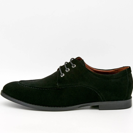 Туфли  Mirco Osvaldo  черный  замша Z-100676 фото в интернет-магазине | Omadey.ru