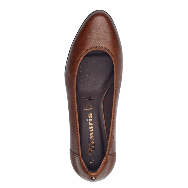 Фото Туфли  Tamaris  коричневый  кожа Z-400398