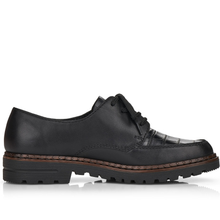 Туфли  Rieker  черный  кожа/кожа искусств. F-100098 фото в интернет-магазине | Omadey.ru Туфли  Rieker  черный  кожа/кожа искусств. F-100098 фото в интернет-магазине | Omadey.ru