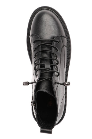 Ботинки  Baden  черный  кожа Z-100321 фото в интернет-магазине | Omadey.ru