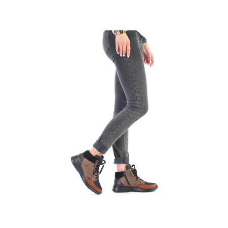 Ботинки  Rieker  мультицвет  кожа искусств./текстиль Z-100868 фото в интернет-магазине | Omadey.ru