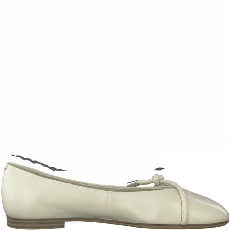 Балетки  Tamaris  бежевый  кожа F-90579 фото в интернет-магазине | Omadey.ru