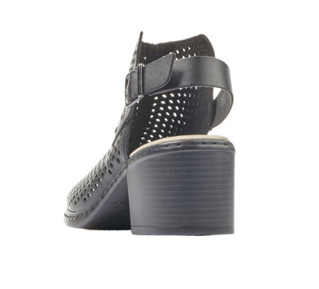 Босоножки  Rieker  черный  кожа/кожа искусств. F-80284 фото в интернет-магазине | Omadey.ru