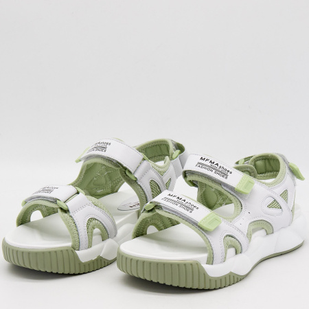 Сандалии  Baden  белый  композиц.кожа F-90283 фото в интернет-магазине | Omadey.ru