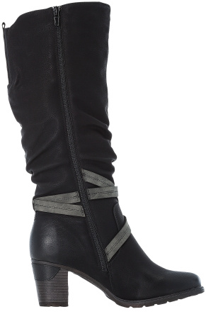 Сапоги  Rieker  черный  кожа искусств. Z-90244 фото в интернет-магазине | Omadey.ru