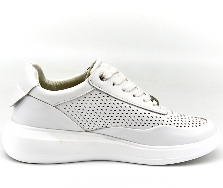 Кроссовки  Keddo  белый  кожа F-80586 фото в интернет-магазине | Omadey.ru