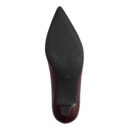 Туфли  Marco Tozzi  бордовый  кожа Z-400966 фото в интернет-магазине | Omadey.ru