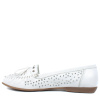 Мокасины  женские Rieker  белый  кожа F-91292 фото в интернет-магазине | Omadey.ru