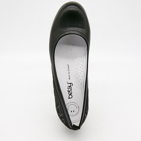 Туфли  Betsy  черный  кожа искусств. Z-100011 фото в интернет-магазине | Omadey.ru