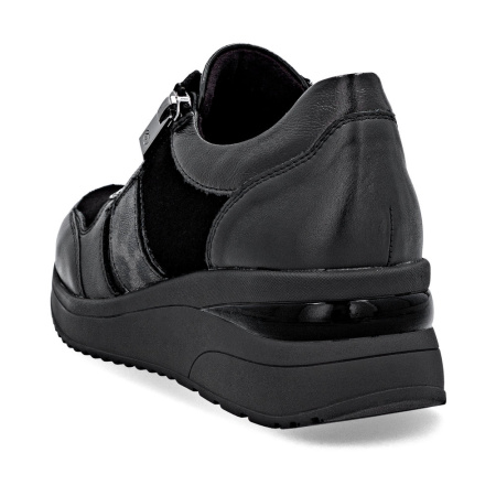 Кроссовки  Remonte  черный  кожа/кожа искусств. Z-400833 фото в интернет-магазине | Omadey.ru