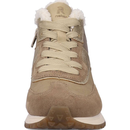 Ботинки  Rieker  бежевый  кожа/кожа искусств. Z-300143 фото в интернет-магазине | Omadey.ru