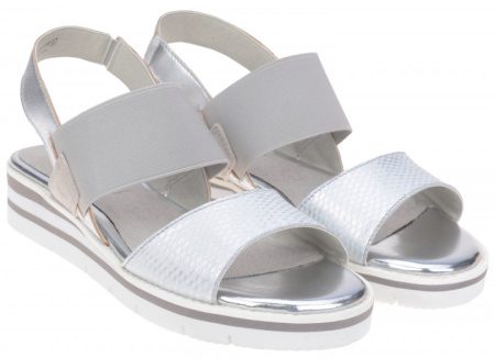 Сандалии  Caprice  серебряный  кожа F-70866 фото в интернет-магазине | Omadey.ru