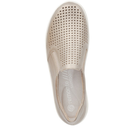 Слипоны  Remonte  бронзовый  кожа F-80196 фото в интернет-магазине | Omadey.ru