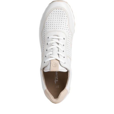 Кроссовки  женские Tamaris  белый  кожа F-100132 фото в интернет-магазине | Omadey.ru