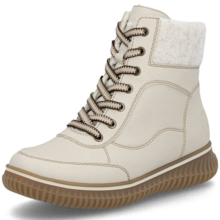 Ботинки  Rieker  бежевый  кожа искусств./текстиль  Z-401070 фото в интернет-магазине | Omadey.ru