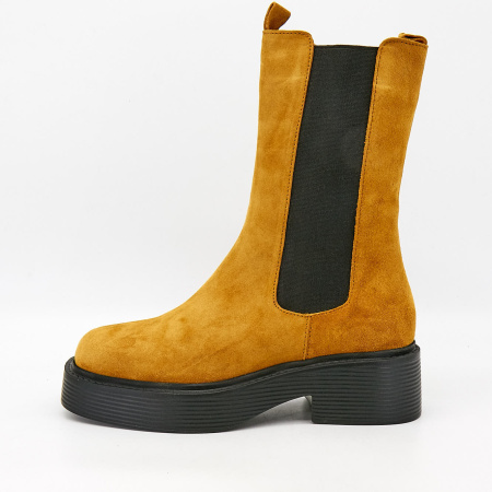 Ботинки  Dakkem  рыжий  замша Z-100402 фото в интернет-магазине | Omadey.ru