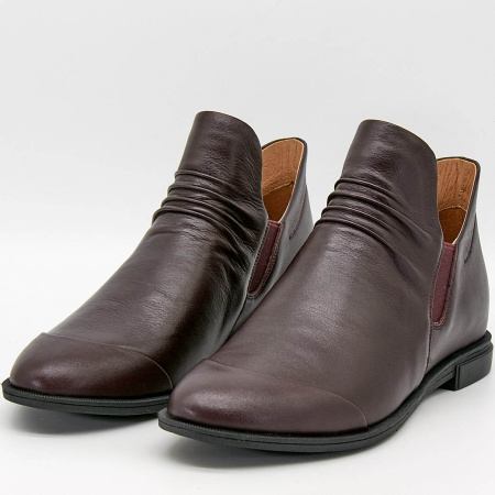 Ботинки  Bonavi  бордовый  кожа Z-100178 фото в интернет-магазине | Omadey.ru