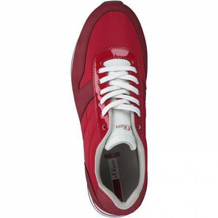 Кроссовки  S.Oliver  красный  текстиль F-90326 фото в интернет-магазине | Omadey.ru