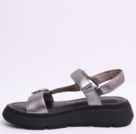 Сандалии  Tamaris  серебряный  кожа F-91201 фото в интернет-магазине | Omadey.ru