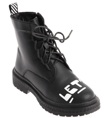 Ботинки  Keddo  черный  кожа искусств. Z-100841 фото в интернет-магазине | Omadey.ru