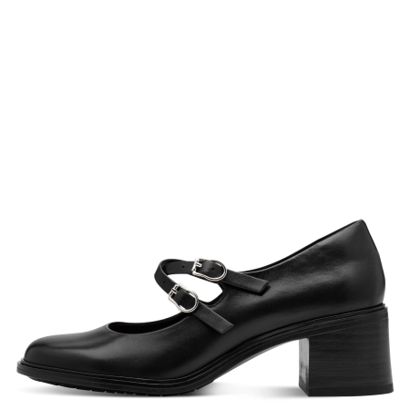 Туфли  Tamaris  черный  кожа  Z-400946 фото в интернет-магазине | Omadey.ru