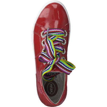 Кеды  Jana  красный  иск. материал F-80816 фото в интернет-магазине | Omadey.ru