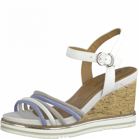 Босоножки  Tamaris  белый  кожа F-91127 фото в интернет-магазине | Omadey.ru