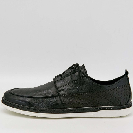 Мокасины  Dakkem  черный  кожа F-90496 фото в интернет-магазине | Omadey.ru