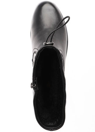 Полусапоги  Baden  черный  кожа Z-200336 фото в интернет-магазине | Omadey.ru