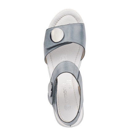 Босоножки  Remonte  синий  кожа F-80714 фото в интернет-магазине | Omadey.ru