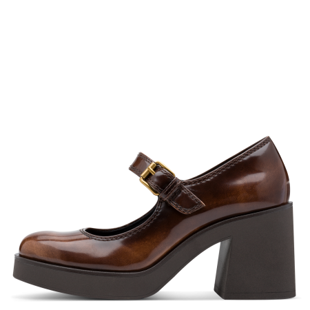Туфли  Tamaris  коричневый  кожа искусств.  Z-400957 фото в интернет-магазине | Omadey.ru