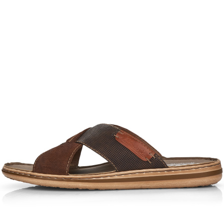 Сандалии  Rieker  коричневый  кожа/кожа искусств. F-100191 фото в интернет-магазине | Omadey.ru