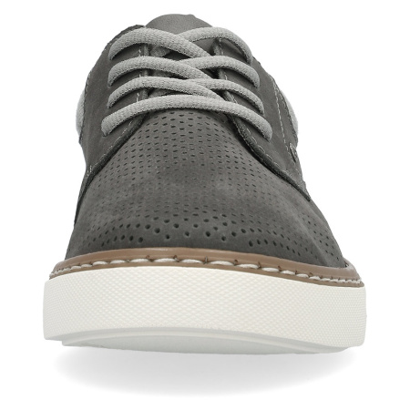 Кеды  Rieker  серый  кожа/текстиль F-300300 фото в интернет-магазине | Omadey.ru