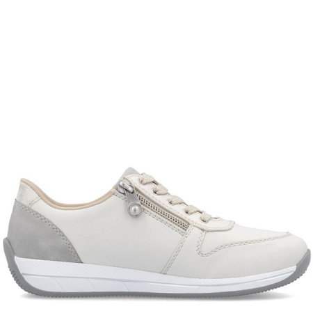 Кеды  Rieker  белый  кожа/кожа искусств. F-400023 фото в интернет-магазине | Omadey.ru