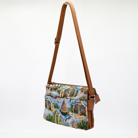 Сумка  Omadey  бежевый  гобелен c10863 фото в интернет-магазине | Omadey.ru